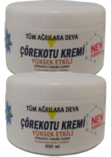 Vücut Agrıları Için Yüksek Etkili Çörekotu Bakım Kremi 200 ml x 2 Adet fiyatları