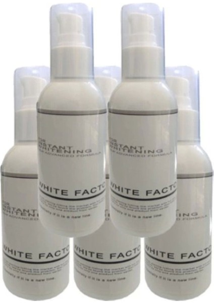 White Factor For Instant Whitening - Açıcı Krem 120 ml x 5 Adet