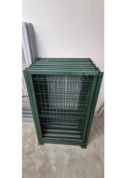 Bahçe Kapısı Panel Çit Tel Kapısı Kanatlı Kapı Yeşil 150 cm Yüksekligi x 100 cm Eni modelleri