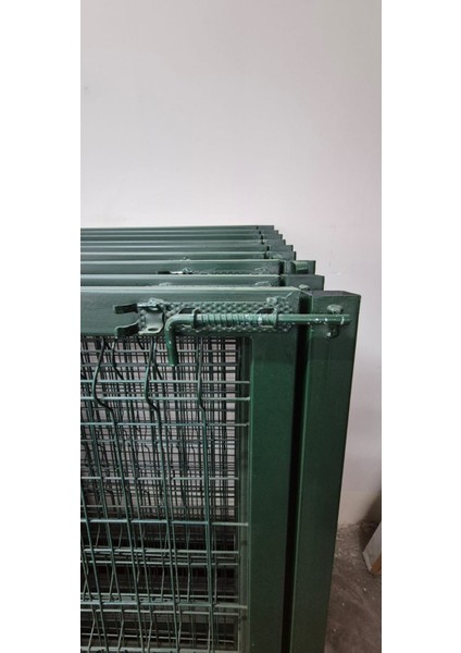 Bahçe Kapısı Panel Çit Tel Kapısı Kanatlı Kapı Yeşil 150 cm Yüksekligi x 100 cm Eni indirimleri