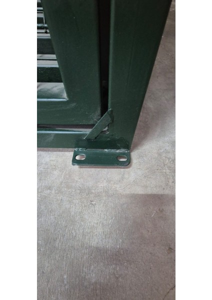 Bahçe Kapısı Panel Çit Tel Kapısı Kanatlı Kapı Yeşil 150 cm Yüksekligi x 100 cm Eni