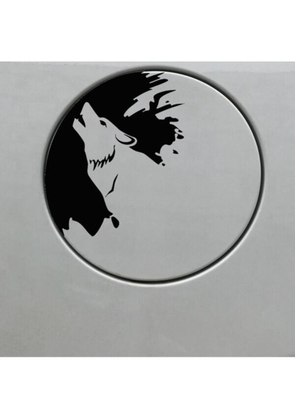 GMWAX Kurt Tasarım Su Geçirmez Çıkarılabilir Oto Özel Yeni Sticker 25*29 cm