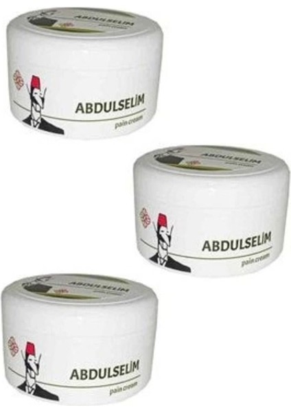 Abdülselim Bolgesel Bakım Vücut Agrıları Için Krem 200 ml x 3 Adet