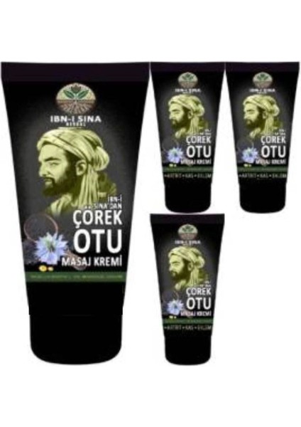 Ibn-I Sina Çörek Otu Kremi 4X50 ml Kemik Adele Sızları Için Bakım Kremi