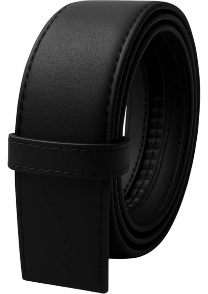 Erkek Kemer Deliksiz Otomatik Raylı Siyah Tokalı indirimleri