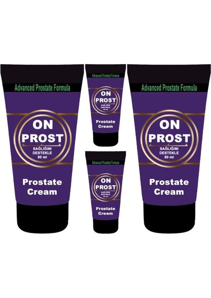 Onprost Cream 50 ml 4 Adet Erkeklerin Prostatına Krem, 000031KI : Krem, Paket-Gizli, 4lü