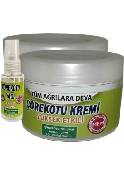 Mem Çörek Otu Kremi 2 Adet - Çörek Otu Yağı Hediye