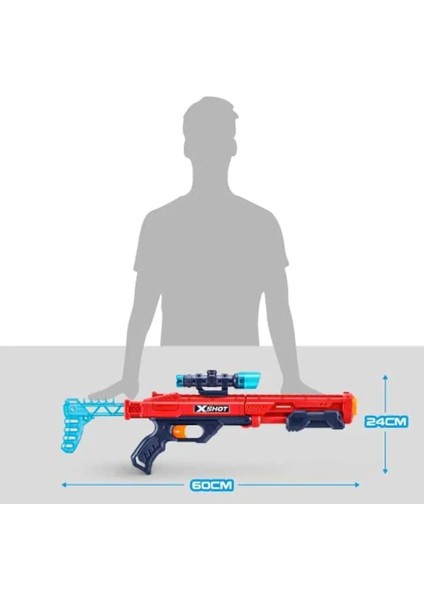 Seçtim Aldım Zuru X-Shot Sünger Tabancası 36435 Excel 16 Mermi 8 modelleri