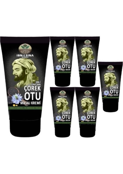 Ibn-I Sina Çörek Otu Kremi Bakım Kremi Adale Kas Iskelet Sızıları Için 6X50 ml