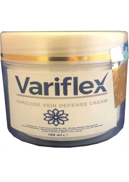 Variflex 100 ml Bacaklardaki Yoğun Varislerinize Krem