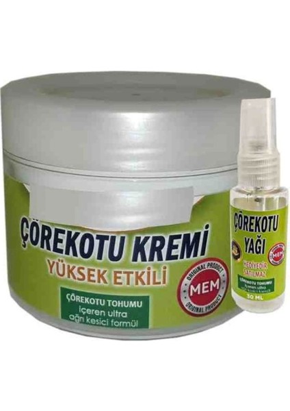 Mem Çörek Otu Kremi 100ML - Çörek Otu Yağı Hediye