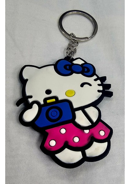 Hello Kitty Silikon Anahtarlık