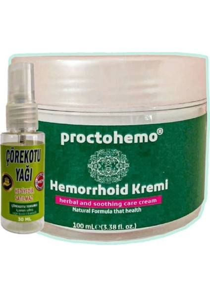 Proctohemo Krem 100 ml + Çörek Otu Yağı 30 ml