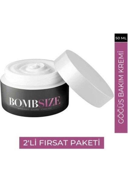 Bomb Sıze Göğüs Dolgunlaştırma Bakım Kremi x 2 Adet