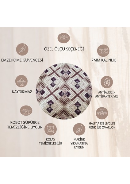 Kaymaz Taban Halı ve Yolluk SALENTO MÜRDÜM fırsatları