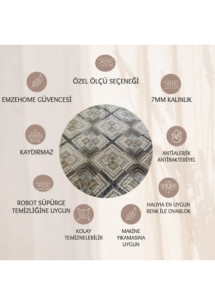 Kaymaz Taban Halı ve Yolluk SALENTO GRİ indirimleri