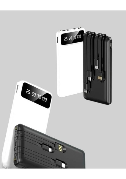 Buğz 20.000MAH Pd Powerbank LED Işık LCD Ekran Dahili Kablo Çoklu Giriş fiyatları
