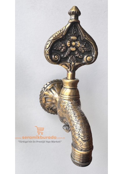 Lpd Hamam Taslı Ikili Desenli Özel Osmanlı Musluğu Antik fırsatları