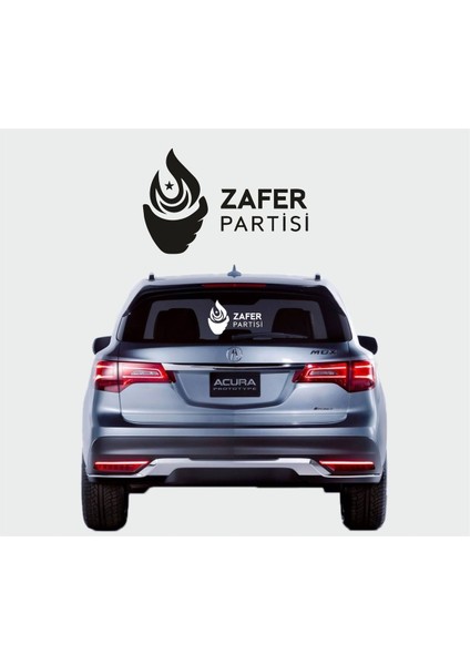 GMWAX Zafer Partisi Oto Özel Yeni Sticker 33*20 cm