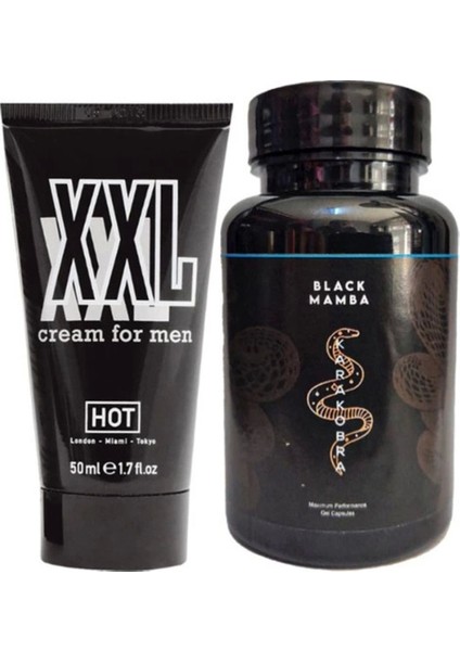 Hotxxl 50 ml Erkeğe Özel En Boy Krem + Yanında 1 Adet Erkeğe Özel Karamamba
