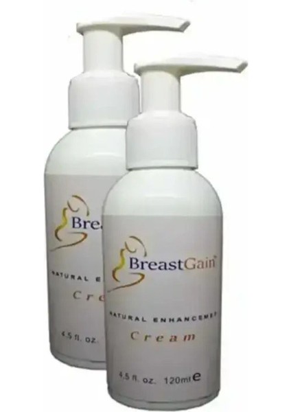 Breast Gain Kadınlara Özel Göğüs Şekillendirici Dolgunlaştırıcı Bakım Kremi 120ML x 2 Adet