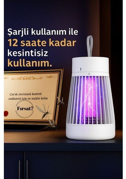 Sivri Sinek Uçan Haşere Yakalama Cihazı 5WATT Uv Tutucu Yokedici Cızz Şarjlı Elektrikli Asılabilir fiyatları