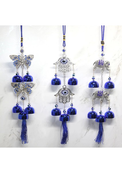 Metal Nazar Boncuğu Çan Model 12