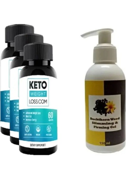 mucizevi buckthorn weed slimming gel 150 ml + çehre tohumu x 3 adet