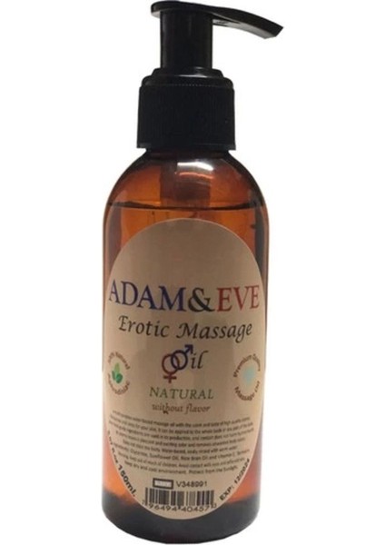 Adam & Eve 150 ml Natural Adam&eve Massage Oil | Boy Adam Eve ER0TIK Masaj Yağı