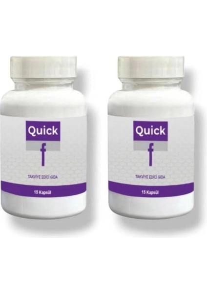 Quick F 15 Ince Bir Görünüm Zayıflamaca Için Diyet Takviyesi x 2 Adet