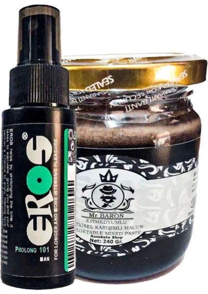 Eros Pro 101 Büyük Boy Sprey 60 ml Mr Baron Erkeklere Özel 240 gr