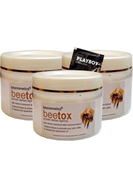 Ipsycosmetics Beetox Arı Özü Kremi 100 ml x 3 Adet + Jel