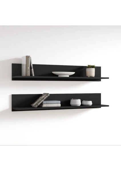 Dekoratif 2 Adet Siyah Çerçevelik, Duvar Rafı, Baharatlık, Montessori Raf 2 Decorative Frame, Wall Shelf, Spice Rack, 1 Piecemontessori Shelf1 fırsatları