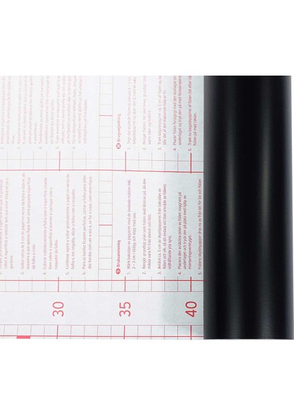 276-0002 Kendinden Yapışkanlı Mat Siyah Folyo ( 45 cm x 2 mt )