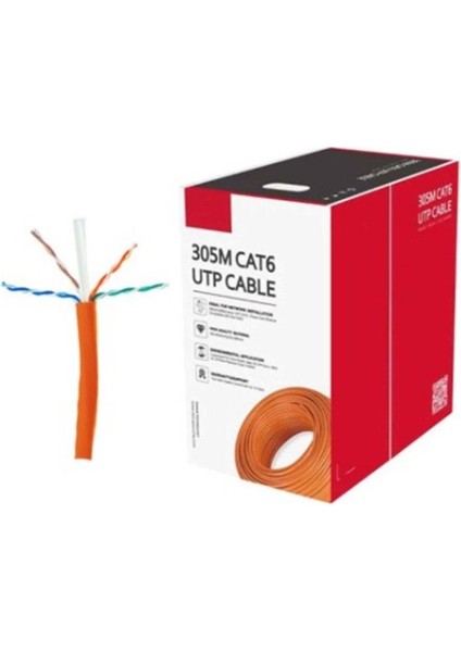 Dahua PFM922I-6UN-C Cat6 Iç Ortam 23AWG 305 Metre Kablo