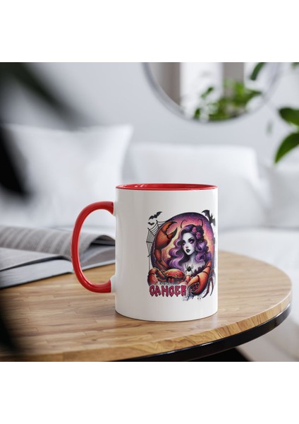 Yengeç Burcu Baskılı Kupa