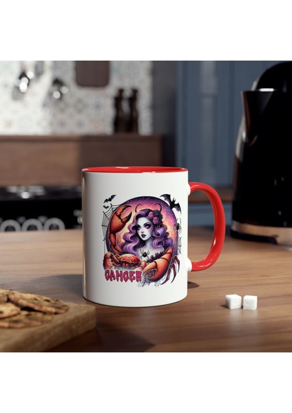 Yengeç Burcu Baskılı Kupa