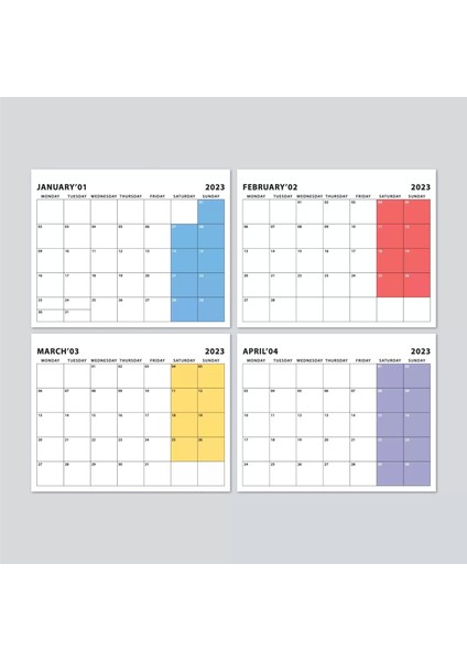 Aylık Planlamalı 2026 Masa Takvimi, 2026 Takvim, Kraft Üçgen Takvim modelleri