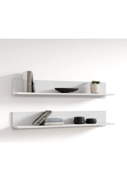 Dekoratif 2 Adet Beyaz Çerçevelik, Duvar Rafı, Baharatlık, Montessori Raf 2 Decorative Frame, Wall Shelf, Spice Rack, 1 Piecemontessori Shelf1 modelleri