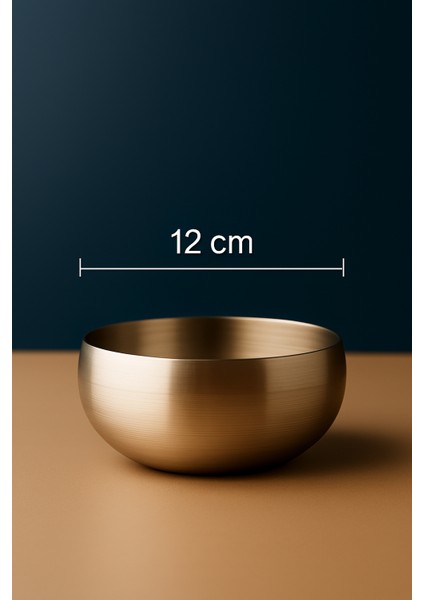 Çift Cidarlı Kase - Inox Çelik Kase 12 cm 722031 fiyatları