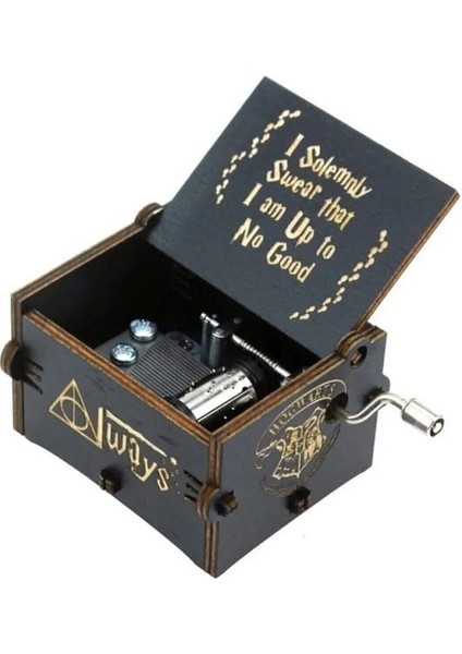 Harry Potter Ahşapm Çevirmeli Müzik Kutusu Hogwarts Yaşadığınızı Düşünün ve Hayal Edin fiyatları