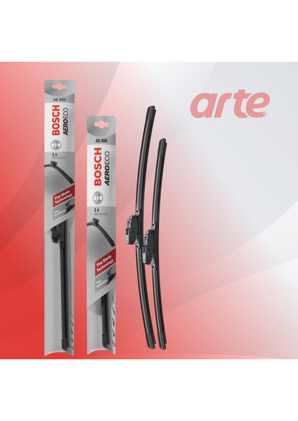 Volvo C30 2006-2010 Uyumlu Ön ve Arka Silecek Takımı | Aeroeco Serisi | 3'lü Set | fiyatları