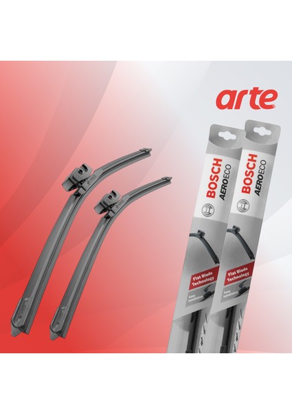 Volvo C30 2006-2010 Uyumlu Ön ve Arka Silecek Takımı | Aeroeco Serisi | 3'lü Set | fırsatları