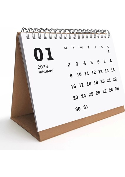 2026 Takvim, Kraft Sert Üçgen Ayak, 2026 Masa Takvimi