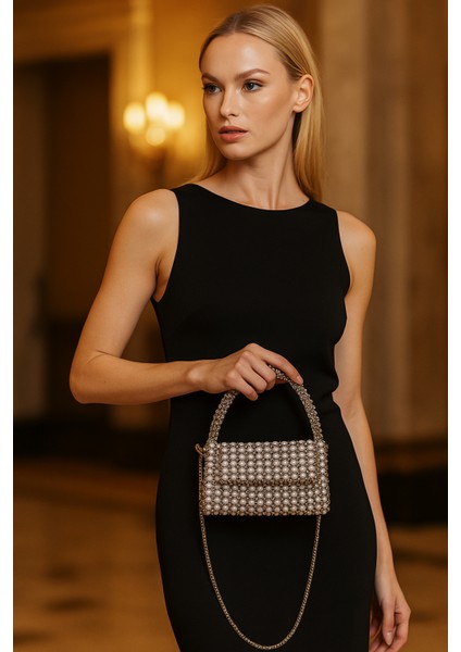 Kadın Abiye Çanta Inci Taşlı Boncuk Elişi Çanta Kristal Beyaz Boncuklu Çanta, Beyaz İnci Boncuklu Çanta Çanta Omuz Çantası, Kristal Çanta, Beyaz inci Akşam Çantası, Boncuklu Çanta, Gelin Çantası fiyatları