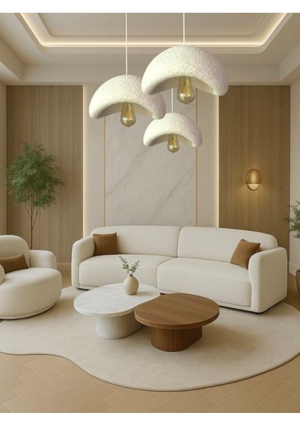 Iskandinav Beton Avize 3'lü Set Sarkıt 30/35/40 cm tam takım fiyatları