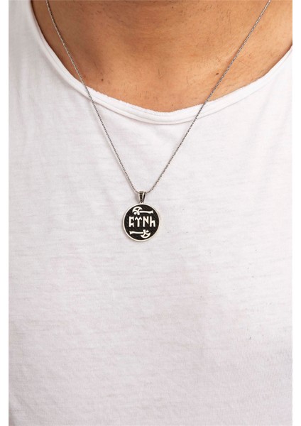 925 Ayar Gümüş Göktürkçe Türk Yazılı Balta Erkek Kolye fiyatları