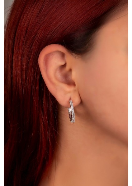 925 Ayar Gümüş Rodyumlu Baget Küpe fiyatları