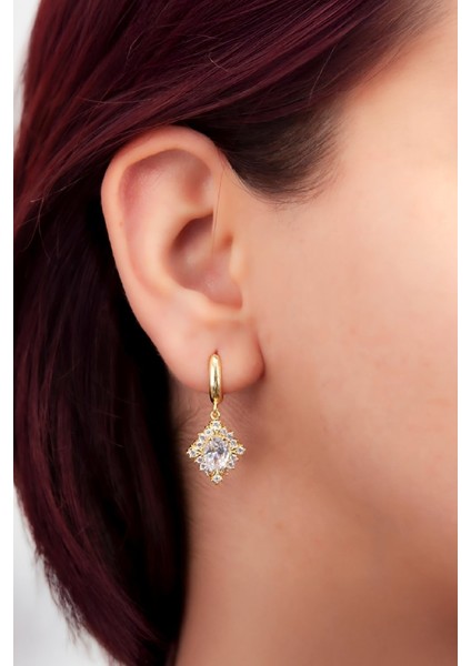 Mekik Model Altın Kaplama 925 Ayar Gümüş Küpe fiyatları