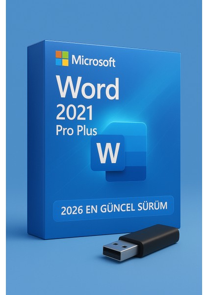 Office 2021 Pro Plus Orijinal Retail Key Lisans | 2026 Güncel Sürüm | USB Kurulum Belleği + Ömür Boyu Kurulum Etkinleştirme Satış Sonrası Teknik Destek fiyatları